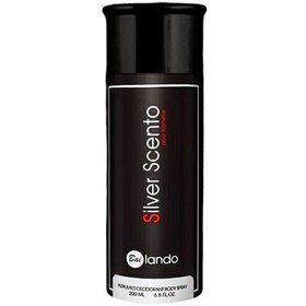 تصویر اسپری بدن 24 ساعته سیلورسنتو مردانه بایلندو حجم 200 میل اورجینال Silver Scento body spray 24 hour Men Bailando 200 ML