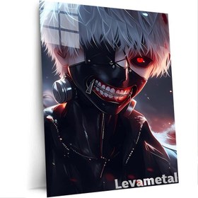 تصویر متال پوستر کن کانکی Ken Kaneki از انیمه توکیو غول Tokyo Ghoul با کد A-209 