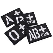 تصویر برچسب چسبدار گروه خونی 