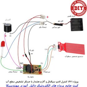 تصویر ماژول تشخیص سطح آب با رله مهندسیکا مدل WATER 20kit 