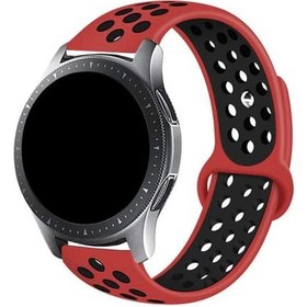 تصویر بند سیلیکونی طرح نایک ساعت سامسونگ مناسب برای Gear S3 Frontier/Galaxy Watch 46mm 