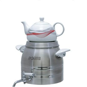 تصویر کتری و قوری 4 لیتری فورته Forte Kettle and Teapot set _4 Litter