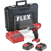 تصویر کیت دریل شارژی فلکس مدل Cordless Drill Driver Set DD 2G 10.8-LD BC/2.5 