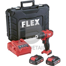 تصویر کیت دریل شارژی فلکس Flex Cordless Drill Driver Set DD 2G 10.8-LD BC/2.5 