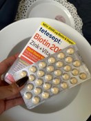 تصویر قرص بیوتین + زینک + ویتامین سی 