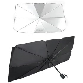 تصویر چتر آفتابگیر شیشه جلو اتومبیل گرین لاین Green Car Windshield Sunshade Umbrella 