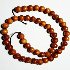 تصویر ریسه مهره چوب صندل سایز 8 mm کد125 