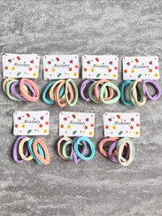 تصویر کش حوله‌ای پاستلی ۴تایی 