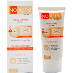 تصویر بی بی کرم نو آکنه پوست چرب بژ روشن 40 میل No Acne Light Beige BB Cream 40ml