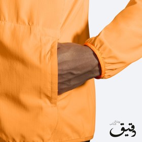 تصویر بادگیر ورزشی بروکس زنانه BROOKS WOMEN CANOPY JACKET زرد BROOKS WOMEN CANOPY JACKET