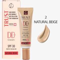 تصویر دی دی کرم پلاس تراست شماره ۲ بژ طبیعی حجم ۳۰ میل 