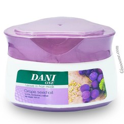 تصویر ماسک مو بدون آبکشی روغن هسته انگور 200میل دنی وان DANI ONE Grape Seed Oil Leave-In Hair Mask 200ml