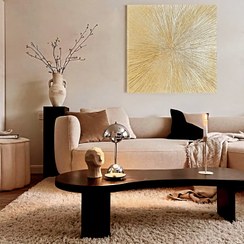 تصویر تابلو مدرن تکسچر شکست نور کد ۱۱۱۰ Light refraction texture painting