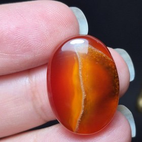 تصویر نگین سنگ عقیق خراسانی معدنی کد k1176 