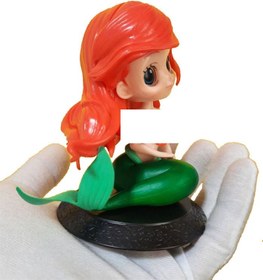 تصویر فیگور پری دریایی کوچولو مدل نشستهqposket ariel the little mermaid qposket figure