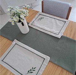 تصویر ست دو نفر رانر و زیر بشقابی هیوا 