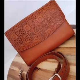 تصویر کیف چرم دوشی 