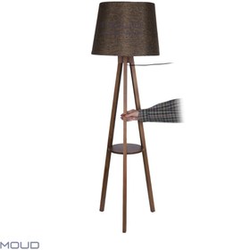 تصویر آباژور ایستاده چوبیM414 (موعود) فیلم طریقه کریستال زدن آباژور ایستاده در توضیحات 