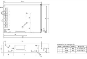 تصویر منبع تغذیه LRS-100-48 MEAN WELL LRS-100-48