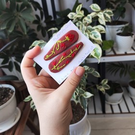 تصویر گیره مو توت فرنگی 