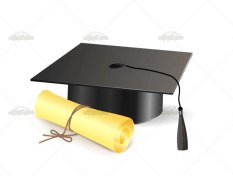 تصویر وکتور کلاه فارغ التحصیلی 