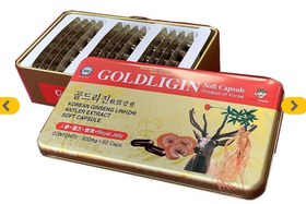 تصویر شاخ گوزن گلدلیگین کره ای (۶۰عددی ) غضروف ساز GOLDLIGIN Pot Capsule GOLDLIGIN Pot Capsule