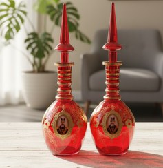 تصویر تنگ شاه عباسی مدل اشرفی رنگ قرمز 