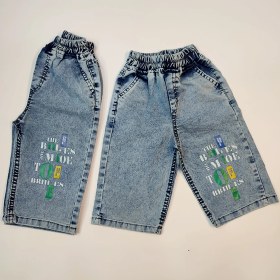 تصویر شلوارک تک جین دخترانه و پسرانه BIILES 