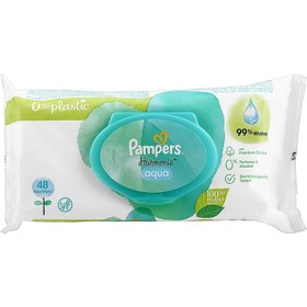 تصویر دستمال مرطوب کودک سری آکوا 48 عددی پریما پمپرز Prima Pampers 