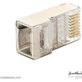 تصویر سوکت شبکه CAT6 STP RJ45 وی نت مدل VN 