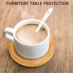 تصویر زیرلیوانی گرد ۶تایی 