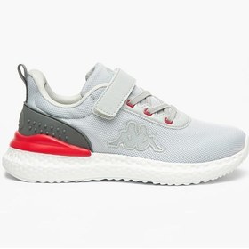 تصویر کفش پیاده‌روی رنگی پسرانه با بند چسبی برند kappa Boys' Colourblock Walking Shoes with Hook and Loop Closure