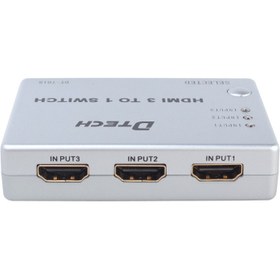 تصویر سوییچ سه پورت HDMI دیتک مدل DT-7018 