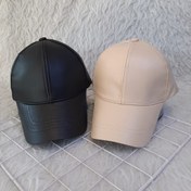 تصویر کلاه چرم بیسبالی خانوم و آقا نقابدار 