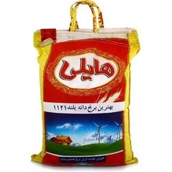تصویر برنج هایلی ۱۱۲۱ هندی وزن ۱۰ کیلوگرم دانه بلند 