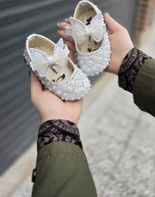 تصویر کفش مجلسی مروارید 