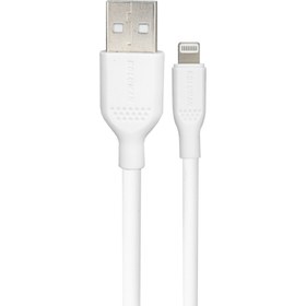 تصویر کابل تبدیل USB به لایتنینگ کلومن مدل KD-02 طول 1 متر مشکی Koluman KD-02 USB To Lightining Cable 1M