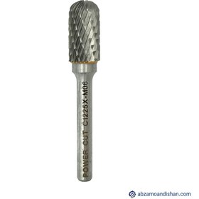 تصویر فرز فرم استوانه سر گرد C سایز 12 برند پاور کات 