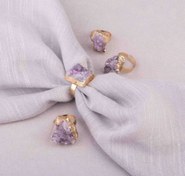 تصویر انگشتر آمیتیست راف 