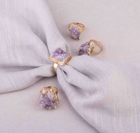 تصویر انگشتر آمیتیست راف 