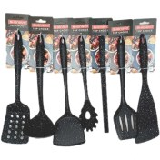 تصویر سرویس کفگیر و ملاقه ۷ پارچه شنگیا مدل سیلیکونی 