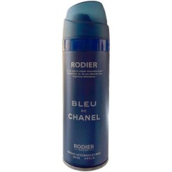 تصویر اسپری بدن مردانه رودیر (Rodier) مدل BLEU de CHANEL حجم 200 میلی‌‌لیتر اسپری