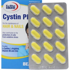 تصویر قرص سیستین پلاس 60 عدد یوروویتال Eurhovital Cystin Plus - 60 Tablets