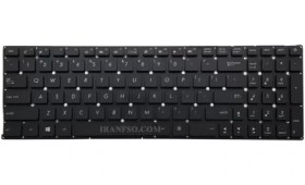 تصویر کیبورد لپ تاپ ASUS X540 اینتر کوچک بدون فریم - مشکی Keyboard Laptop ASUS X540