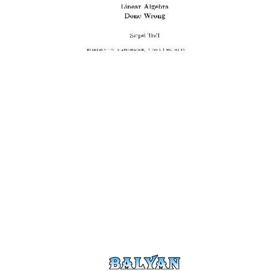  linear algebra done wrong 