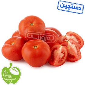تصویر گوجه فرنگی دستچین برند سیب سبز 
