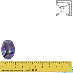 تصویر نگین سنگ آمیتیست | نماد آرامش و محافظت 