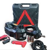 تصویر ست پنچرگیری سه کاره با جک ۵ تن 