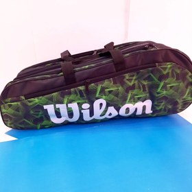 تصویر ساک کوله بدمینتون و تنیس حرفه ای طرحدار عکس خود کالا می باشد_ارسال رنگ و برند (ویلسون یا یونکس) بر اساس موجودی فروشگاه