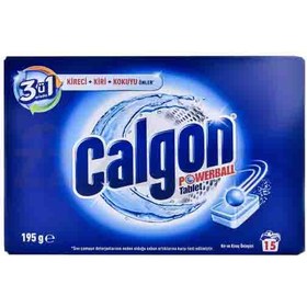 تصویر قرص جرم گیر ماشین لباسشویی کالگون بسته ۱۵ عددی مدل ۴ در ۱ 